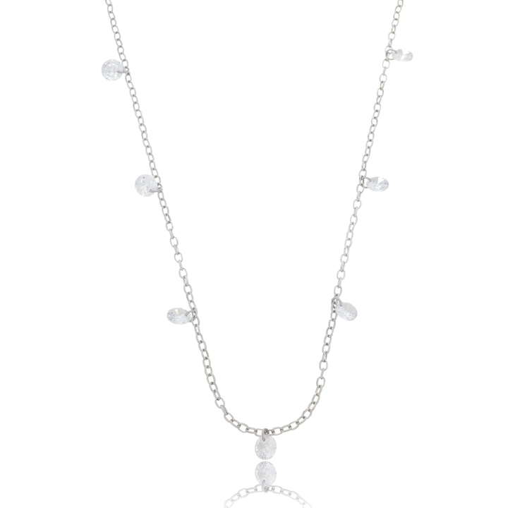 Colar Choker Ponto de Luz Aço Inoxidável