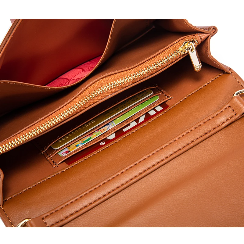 Bolsa de Luxo Feminina com Corrente Dourada