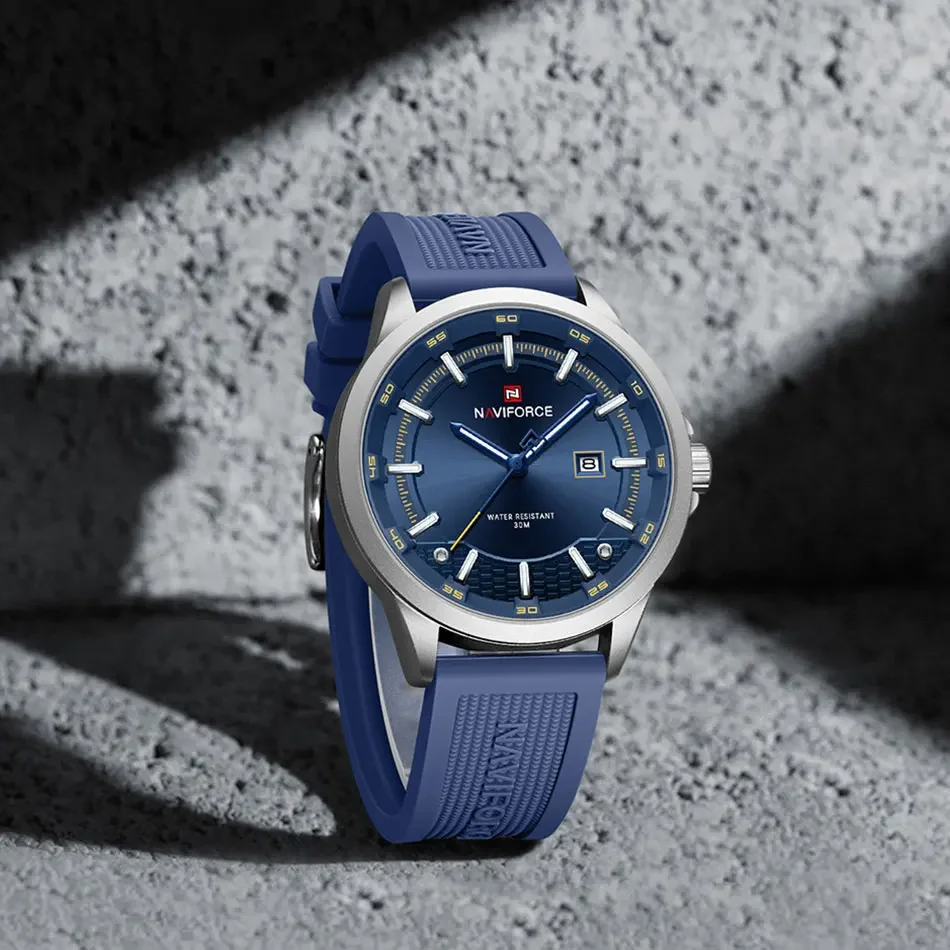Relógio Masculino com Pulseira de Silicone