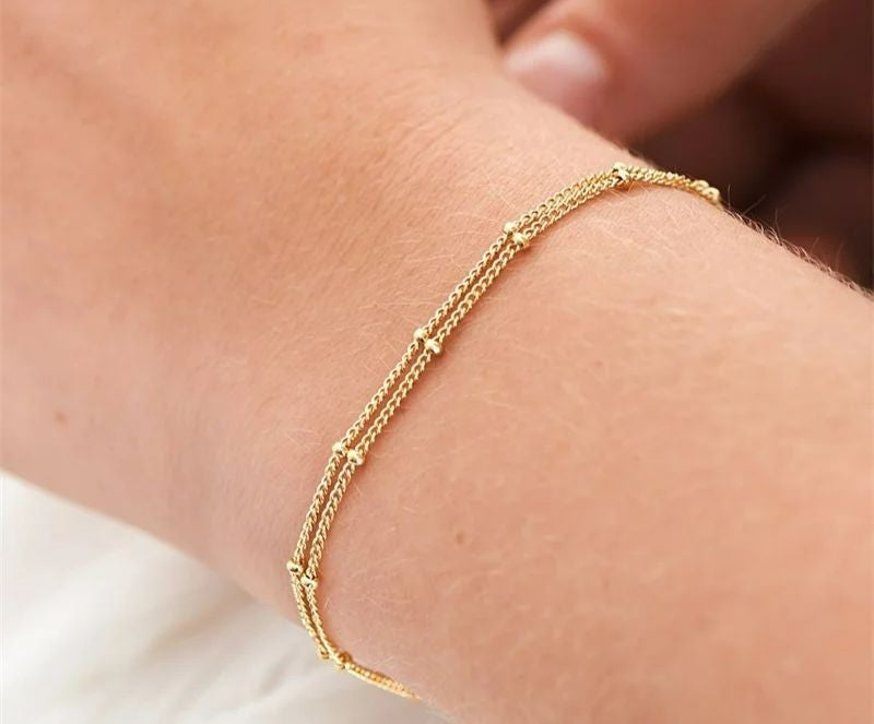 Pulseira Fina em Aço Inoxidável