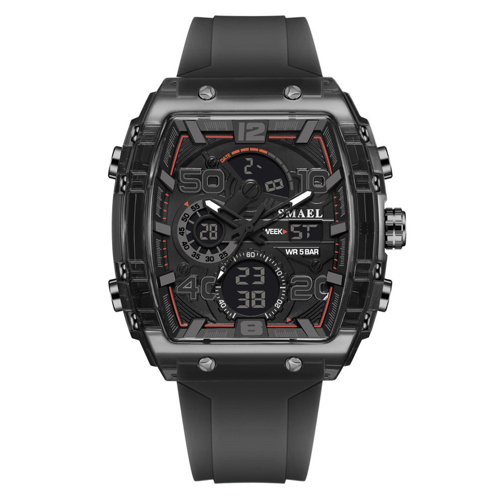 Relógio Masculino Quadrado Esportivo