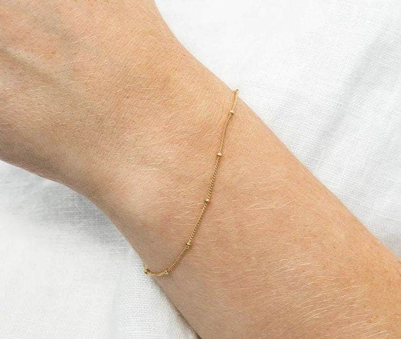 Pulseira Fina em Aço Inoxidável