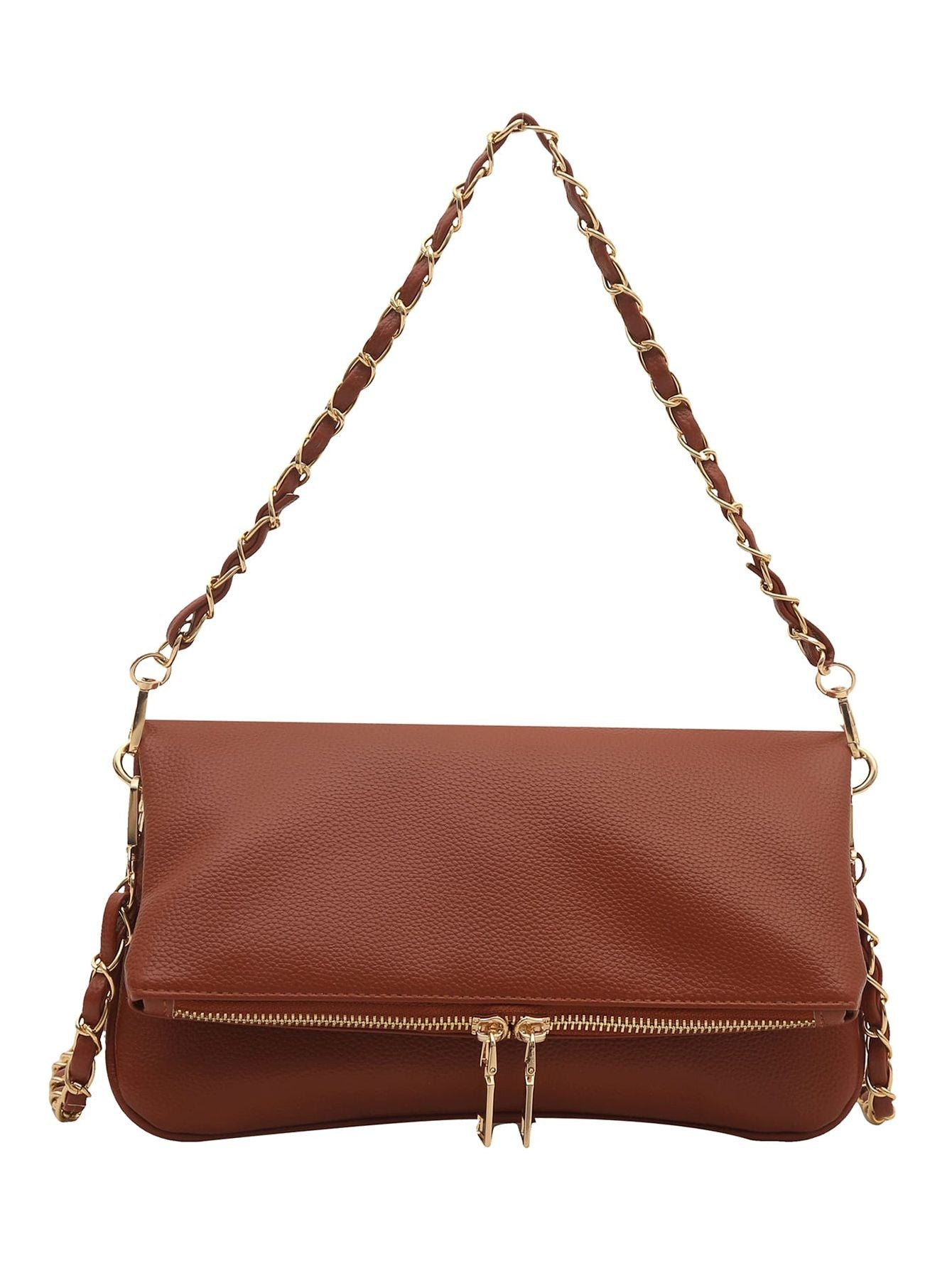 Bolsa de Ombro Clássica com Corrente Elegante