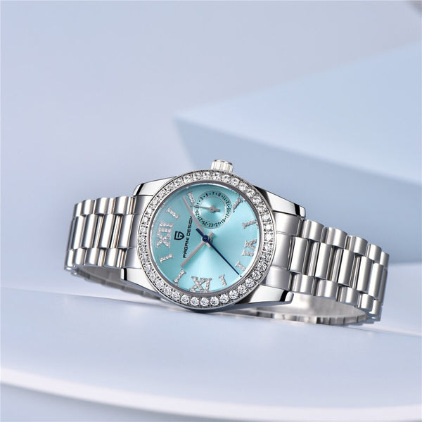 Relógio Feminino de Luxo com Cristais