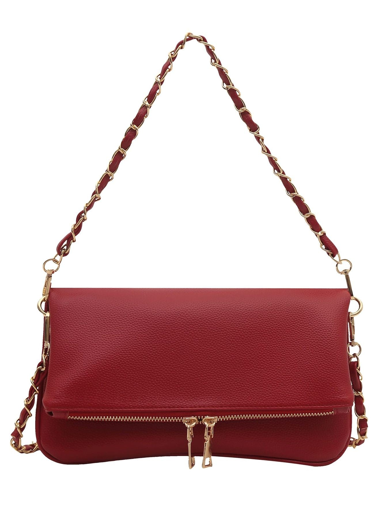 Bolsa de Ombro Clássica com Corrente Elegante