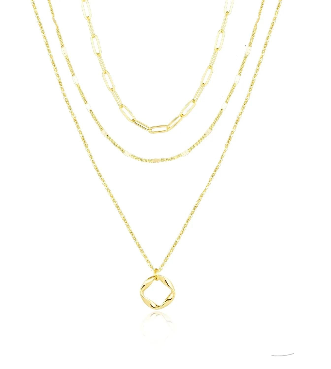 Colar Feminino Elegante com Camadas