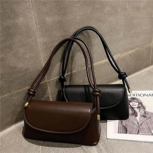 Bolsa Vintage com Alça Dupla e Estilo Sofisticado