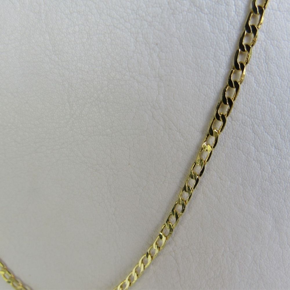 Colar Corrente De Elos Banhado em Ouro 18k