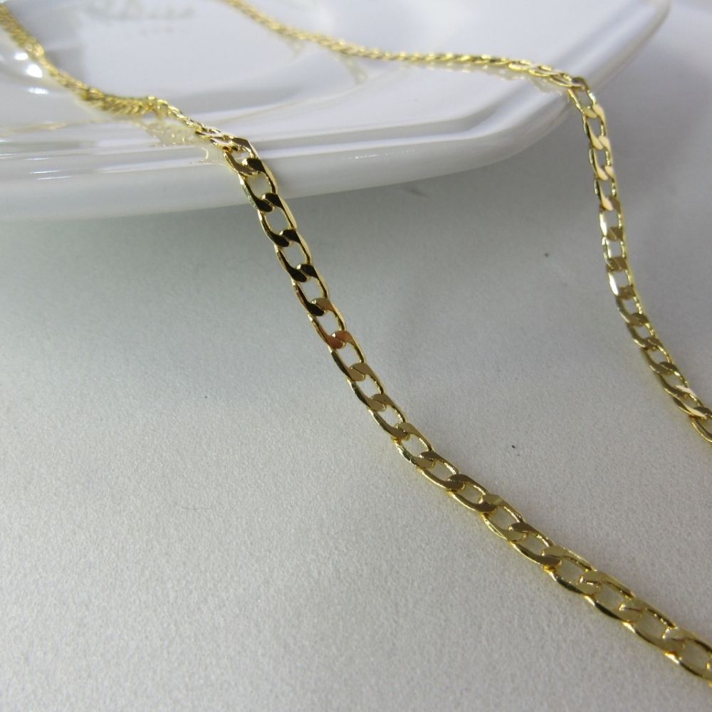 Colar Corrente De Elos Banhado em Ouro 18k