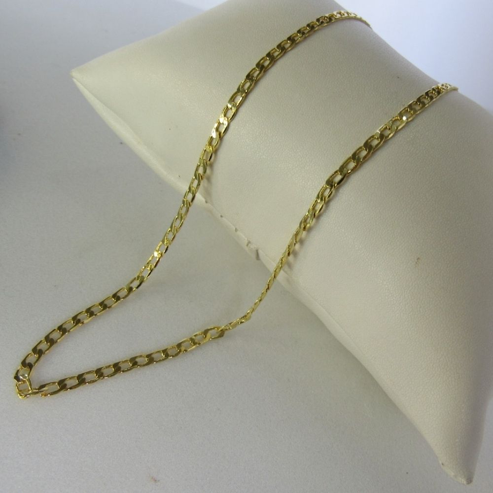 Colar Corrente De Elos Banhado em Ouro 18k